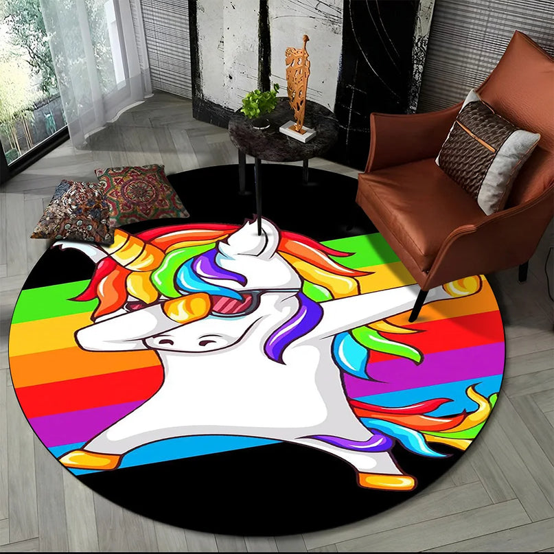 Dein runder Einhorn Sessel-Traum