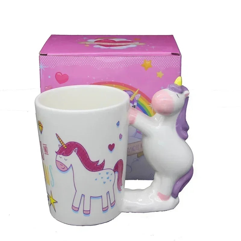 Deine Einhorn Tasse mit Tiergriff!