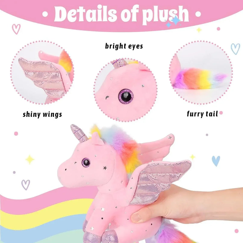 Dein süßes Einhorn Kissen mit Sternen und