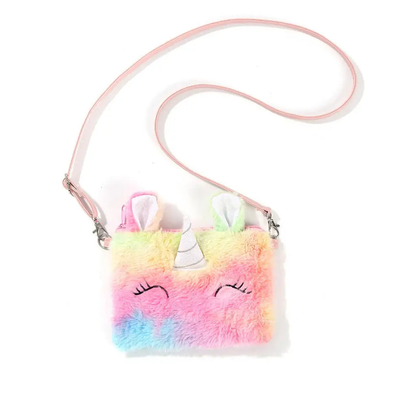 Flauschige Einhorn Umhängetasche für Dich!