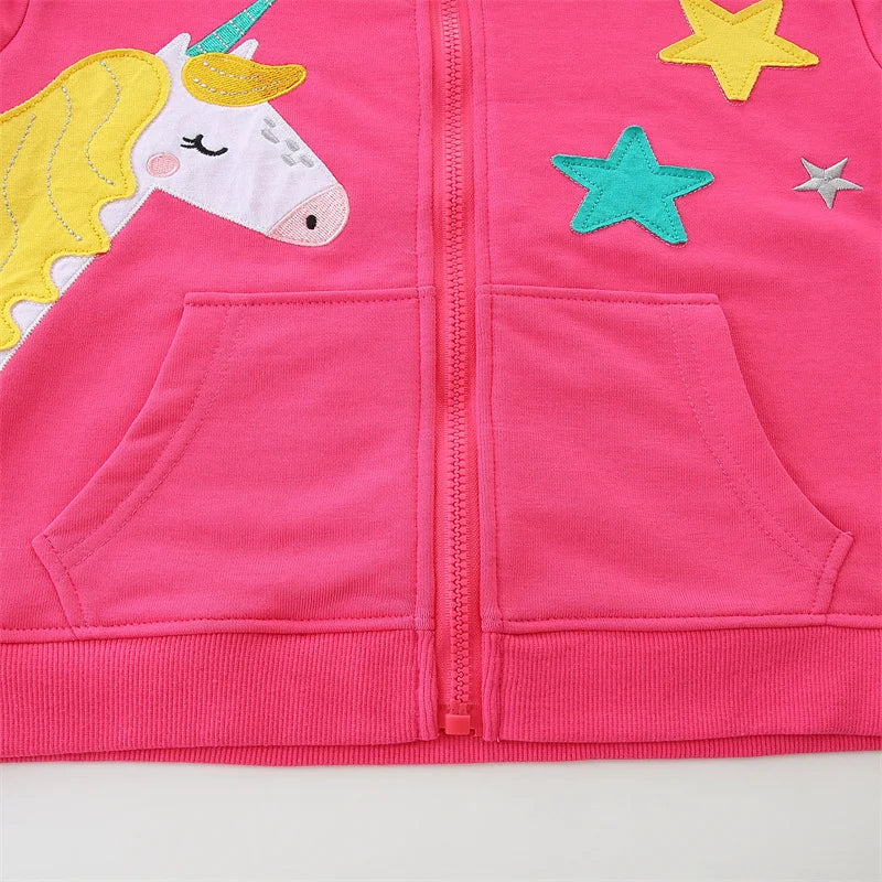 Deine kuschelige Einhorn Hoodie Jacke!