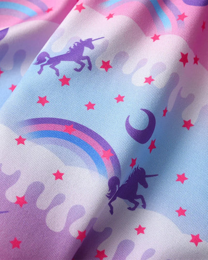 Fabelhafte Einhorn Leggings mit Rock – Lila
