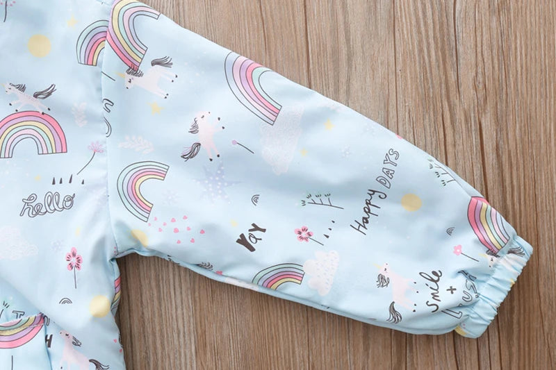 Deine zauberhafte Regenbogen Einhorn Jacke