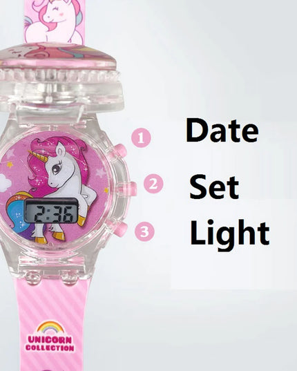 Deine leuchtende Einhorn Uhr mit Musik