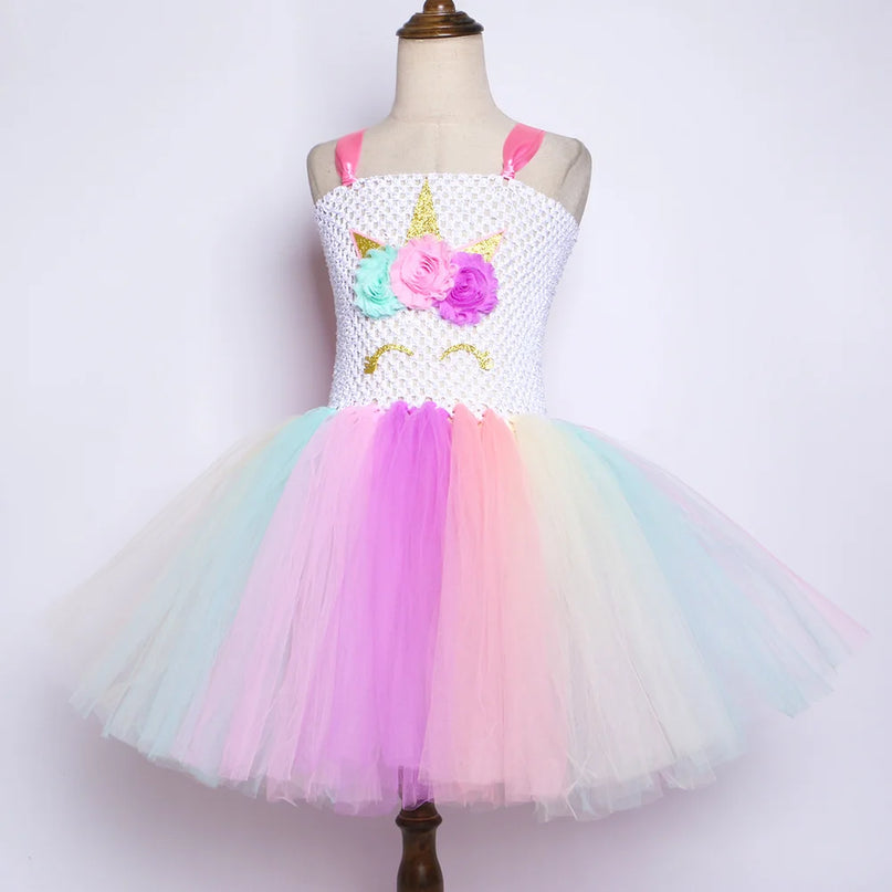 Dein süßes Einhorn Tutu Kostüm in Pastell!