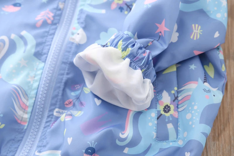 Frühlingsgefühle mit deiner Einhorn Jacke!