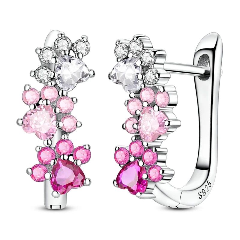 Niedliche Einhorn Ohrringe mit blauen Augen!