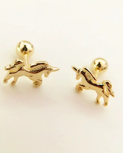 Einhorn Kette aus 925 Sterling Silber mit einem kleinen, detailreichen Einhorn-Anhänger