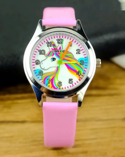 Deine zauberhafte Einhorn Uhr aus Leder!