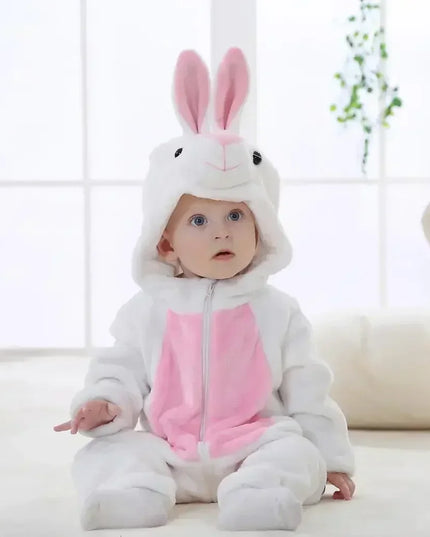 Kuscheliges Einhorn Kostuem für dein Baby!