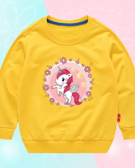 Dein süßer Einhorn Pullover in Pink!