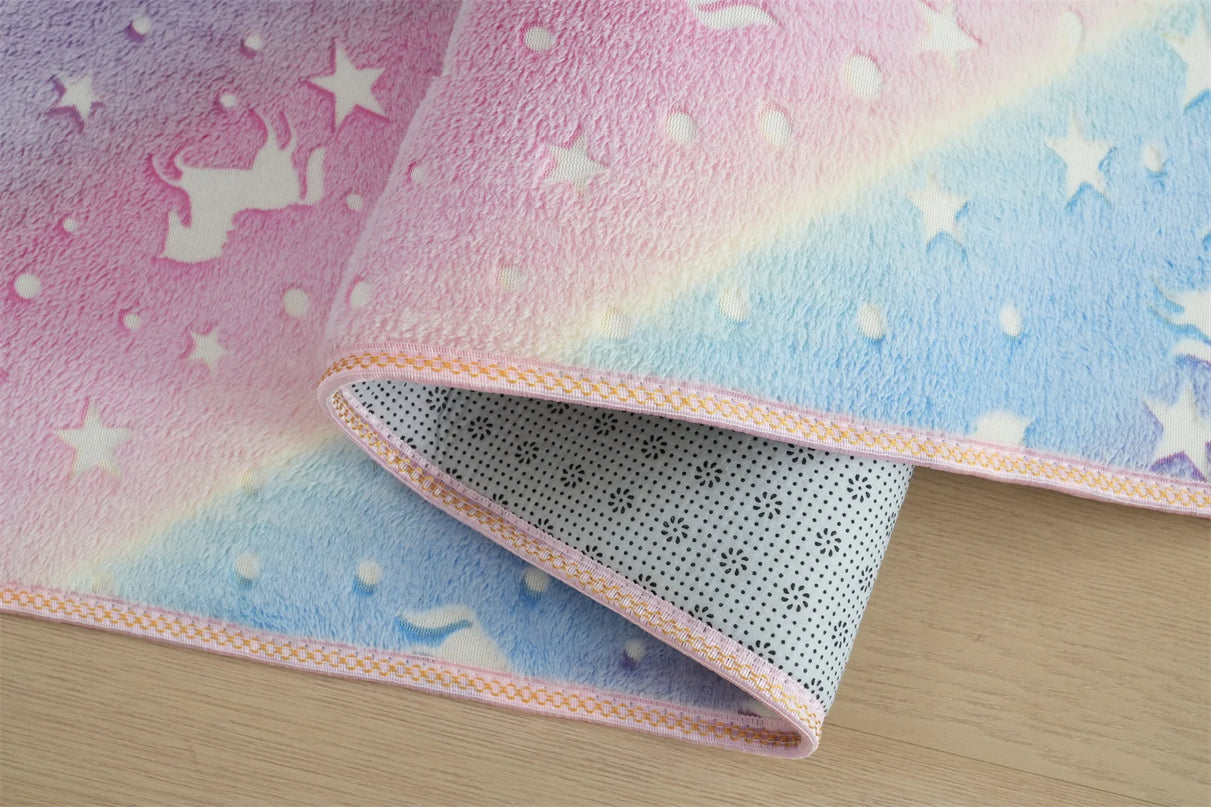 Leuchtender Einhorn Sessel Regenbogen