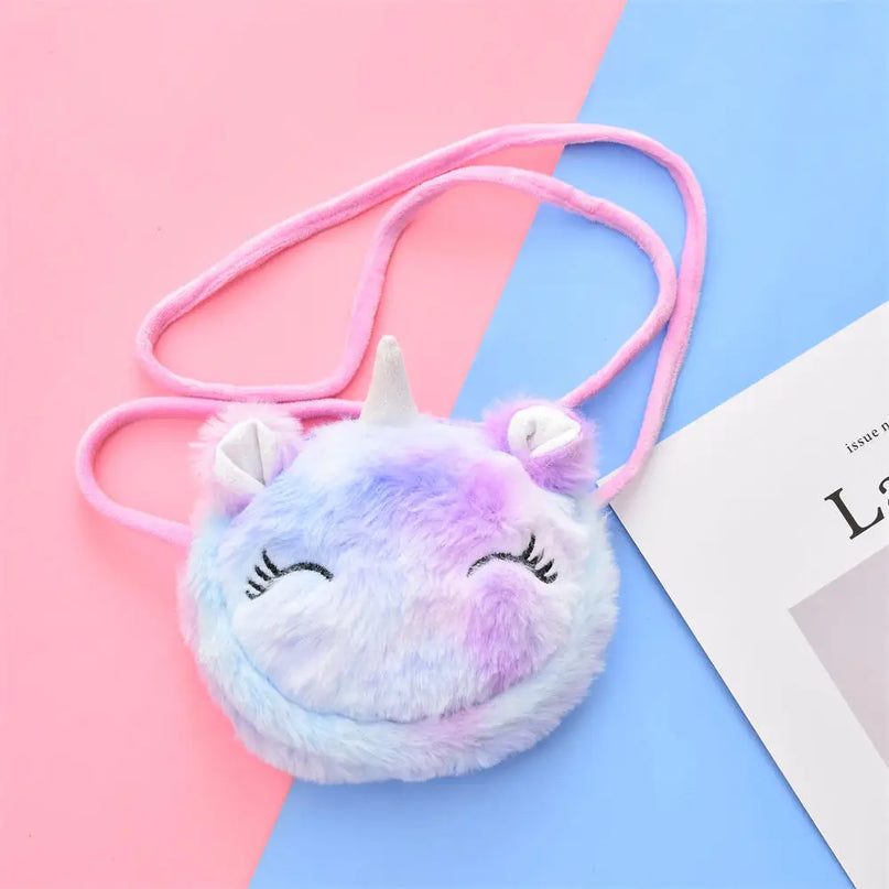Flauschige Einhorn Umhängetasche für Dich!