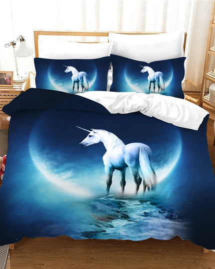 Deine Süße 3D Einhorn Bettwäsche