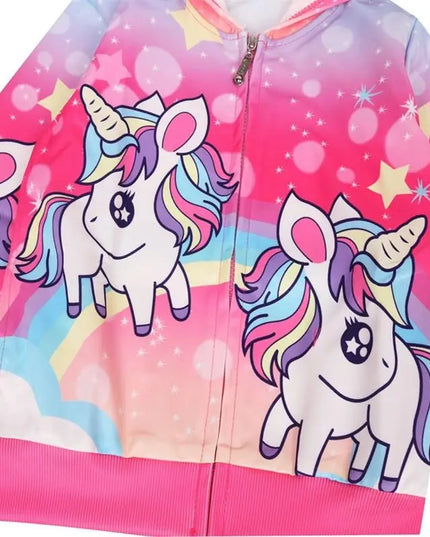 Deine kuschelige Einhorn Jacke in Pink!