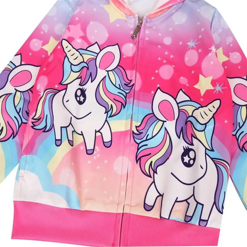 Deine kuschelige Einhorn Jacke in Pink!