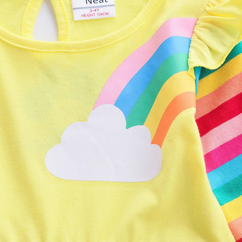 Strahlendes Einhorn Kleid für deine