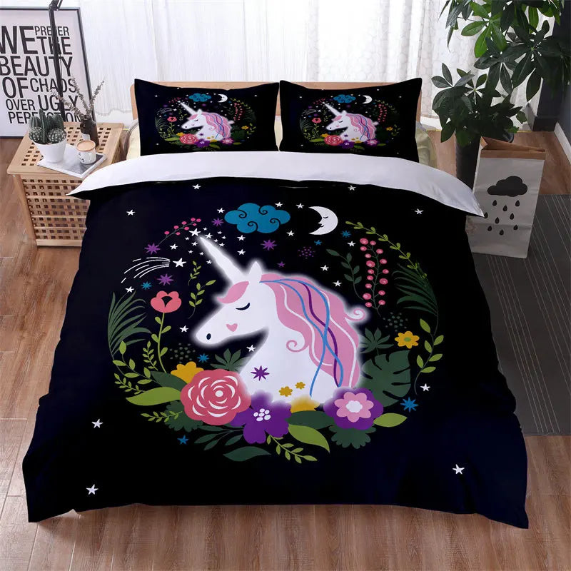 Dein leuchtendes Einhorn Bettwäsche-Set!