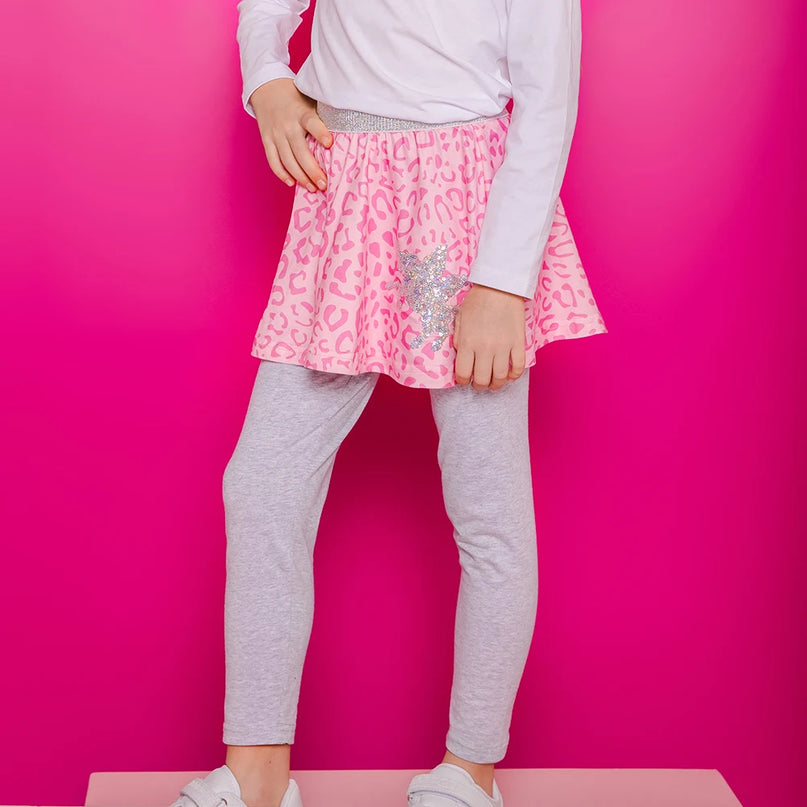 Deine Einhorn Leggings mit Glitzer-Rock