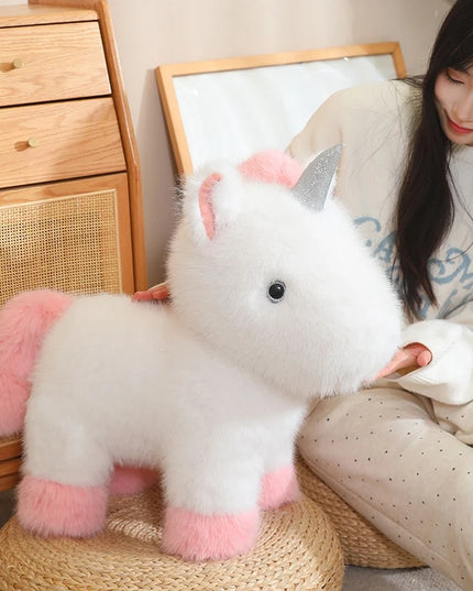 Dein süßes Regenbogen Einhorn Kissen!