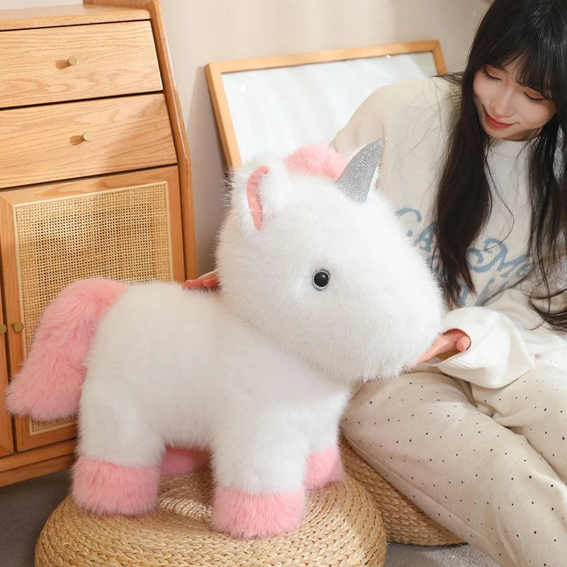 Dein süßes Regenbogen Einhorn Kissen!