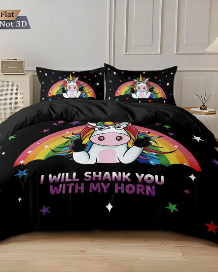 Deine Traumhafte Bunte Einhorn Bettwäsche