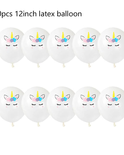 Feiere magisch mit diesen Einhorn Ballons!