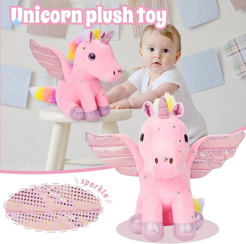 Dein süßes Einhorn Kissen mit Sternen und