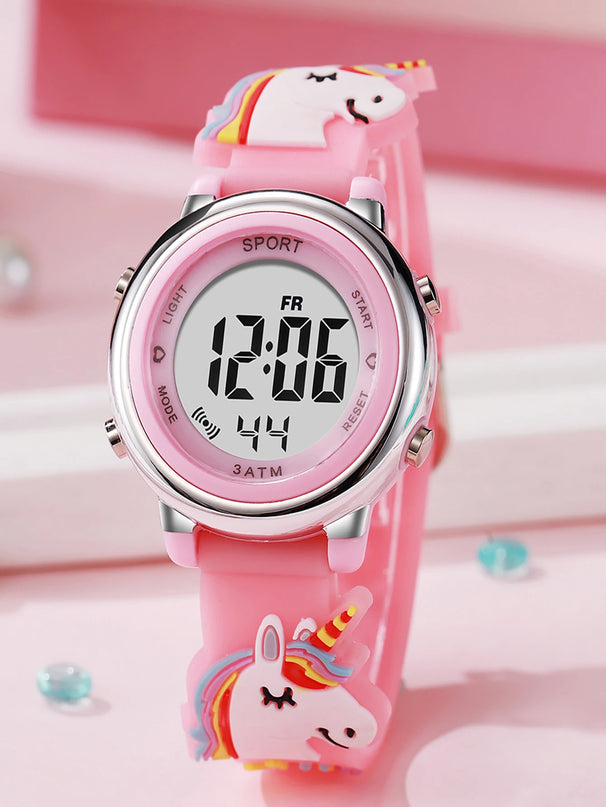 Deine magische Einhorn Uhr mit LED
