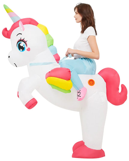 Flieg mit deinem Aufblasbares Einhorn