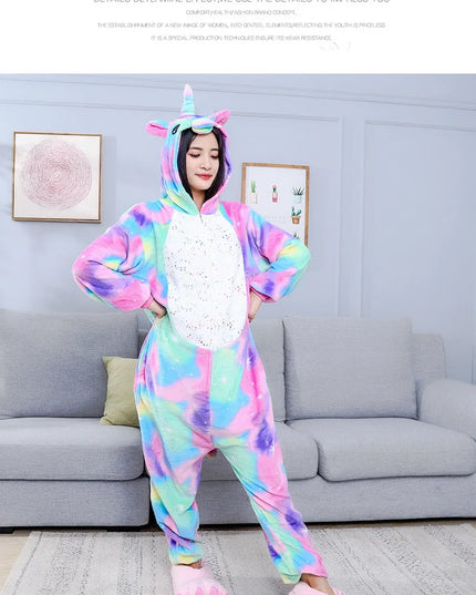Dein strahlender Einhorn Onesie für