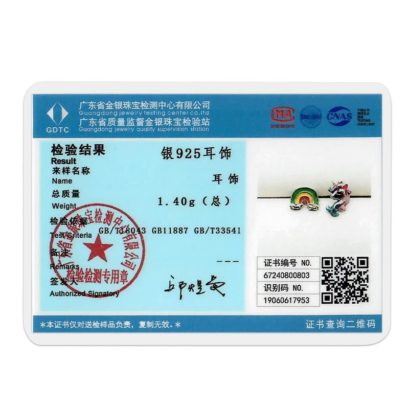 Verzaubernde Einhorn-Chamäleon Ohrhänger!