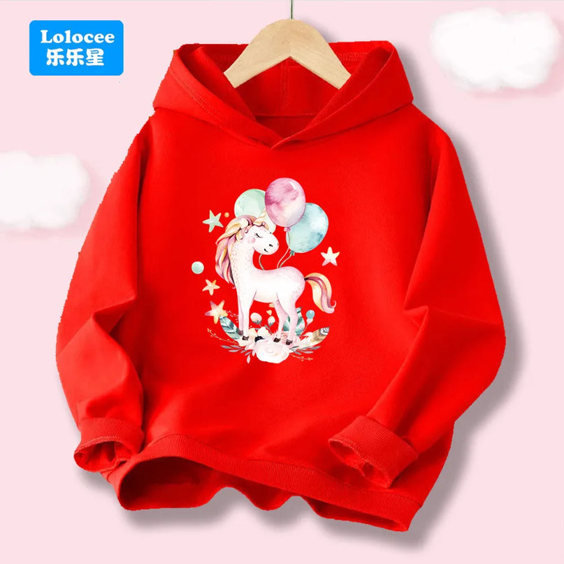 Dein verträumter Einhorn Hoodie in Rosa!