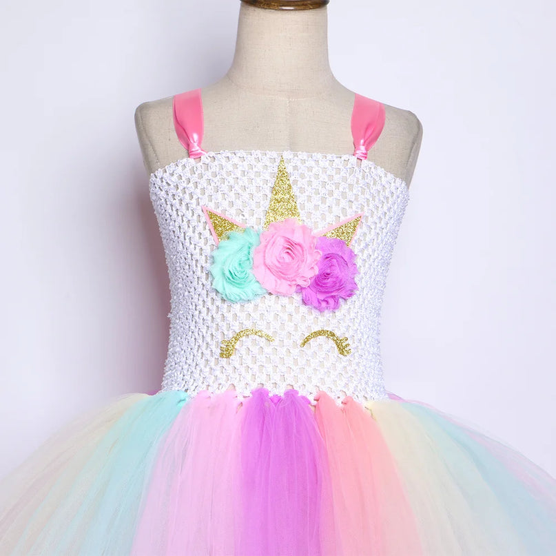 Dein süßes Einhorn Tutu Kostüm in Pastell!