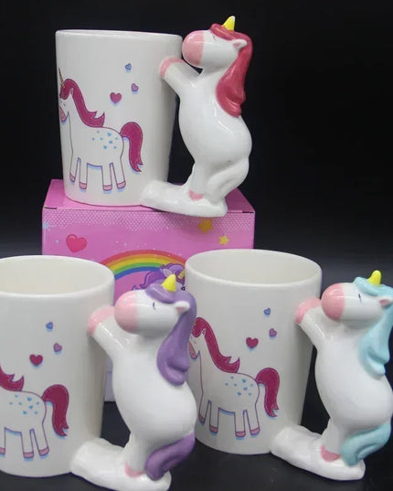 Deine Einhorn Tasse mit Tiergriff!
