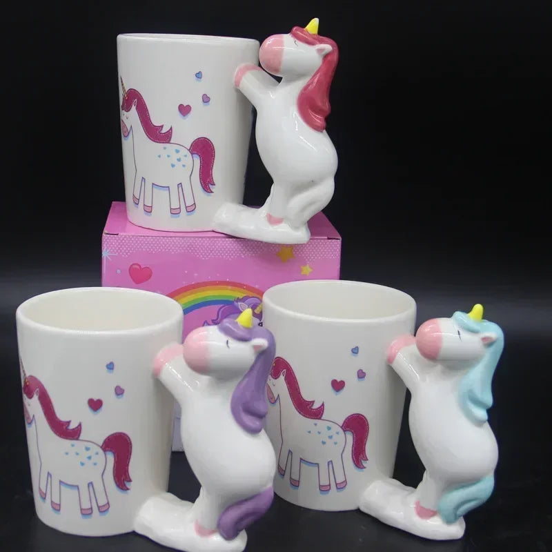 Deine Einhorn Tasse mit Tiergriff!