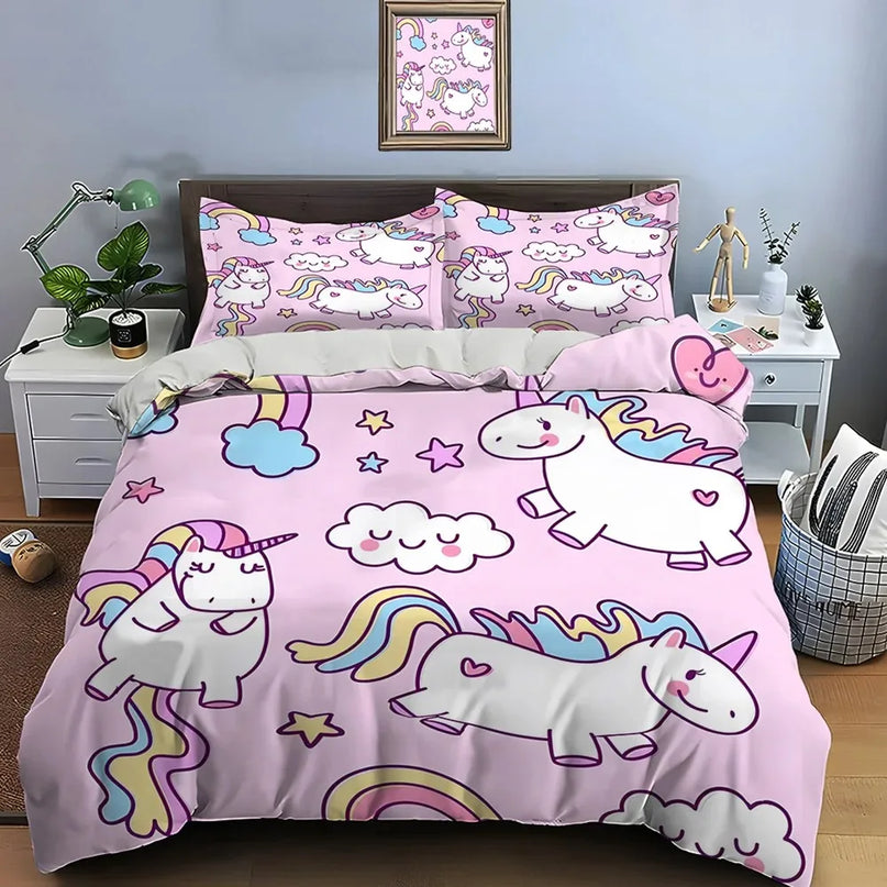 Deine Einhorn Bettwäsche für traumhafte