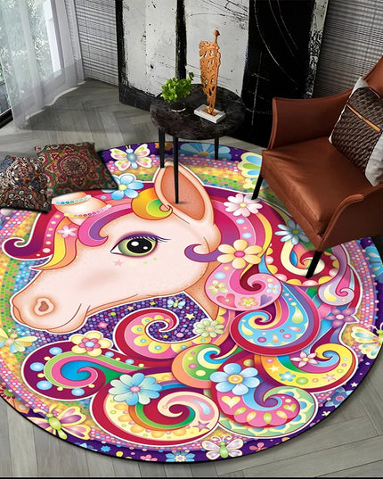 Dein runder Einhorn Sessel-Traum