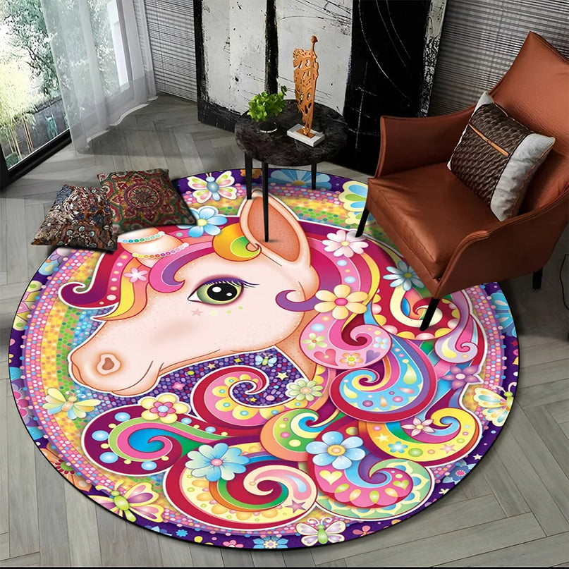 Dein runder Einhorn Sessel-Traum