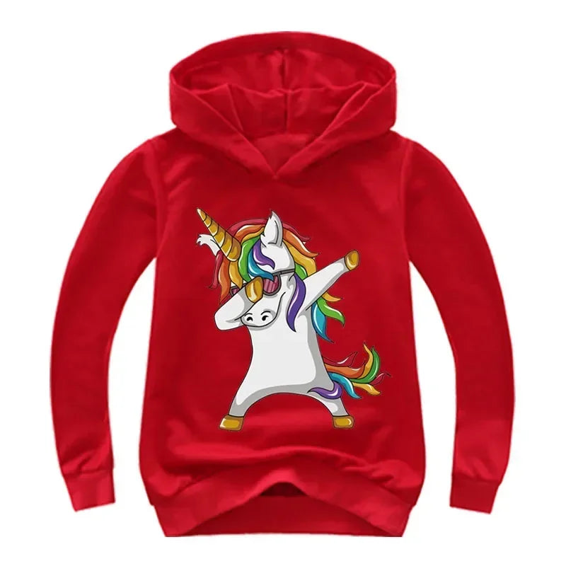Kuscheliger Einhorn Hoodie für kleine