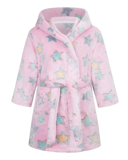 Kuscheliger Einhorn Bademantel für Kids