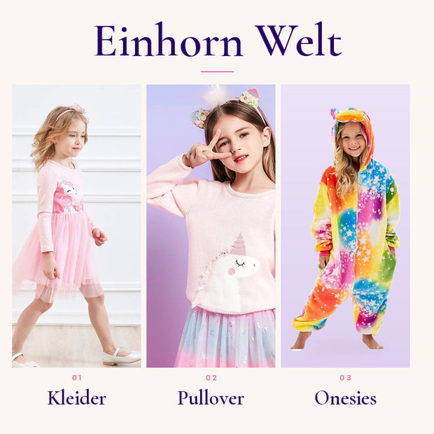 Einhorn Welt: Kleider, Pullover, Onesies