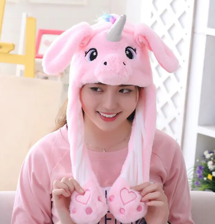 Einhorn Mütze Mit Wackelohren