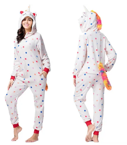 Einhorn Herz Pyjama-Overall
