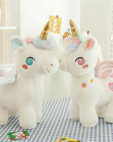 Realistisches Einhorn Plüsch