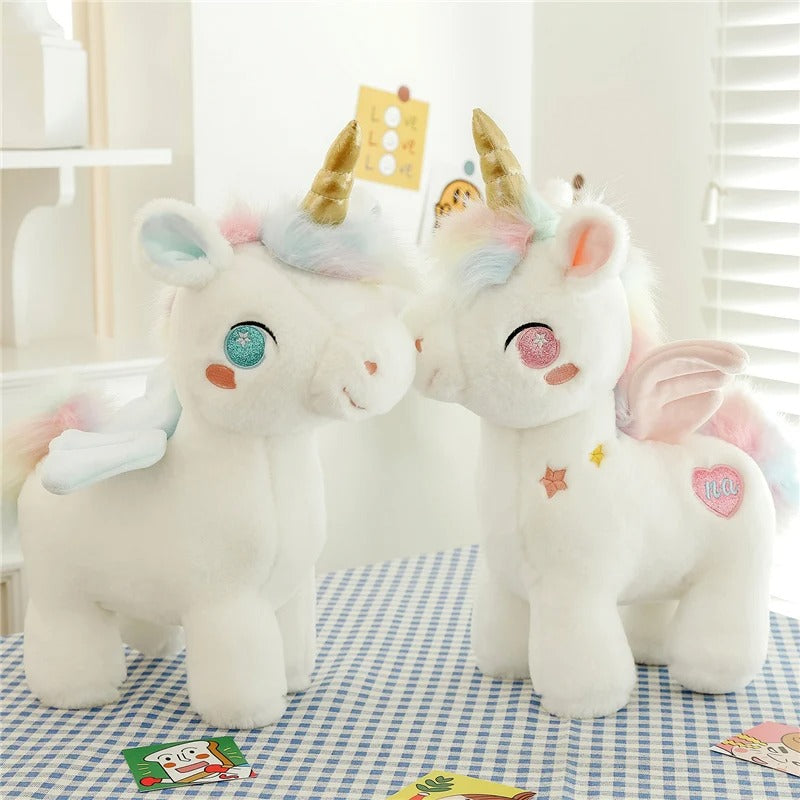 Realistisches Einhorn Plüsch