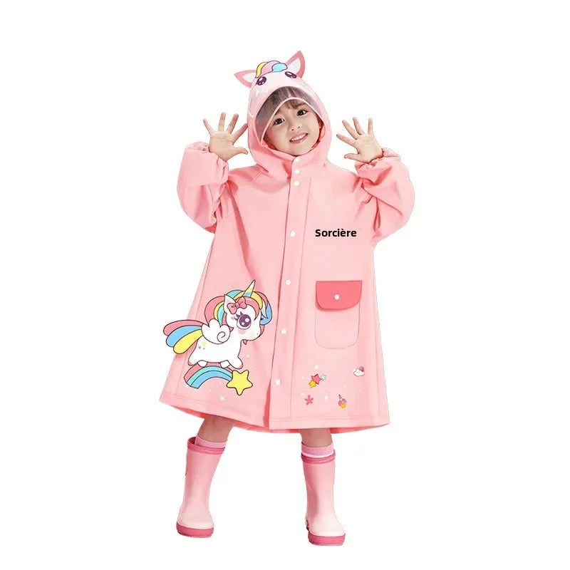 Kawaii Einhorn Kind Windbreaker Jacke