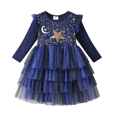 LaBeca Mädchenkleid Mit Einhorn & Meerjungfrau Druck – ärmellos Oder Langärmelig, Dehnbar & Weich, Für Kinder 2-12 Jahre