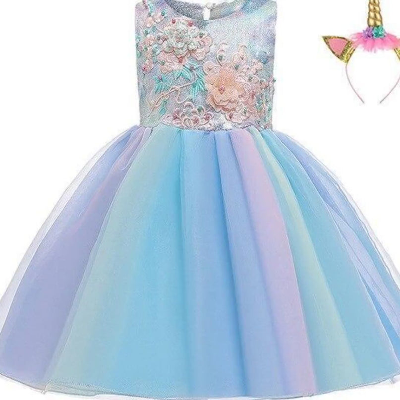 Video: Einhorn Kleid Tutu Mädchen