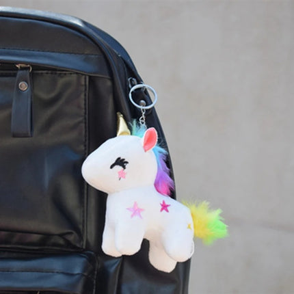 Einhorn Schlüsselanhänger Kristall